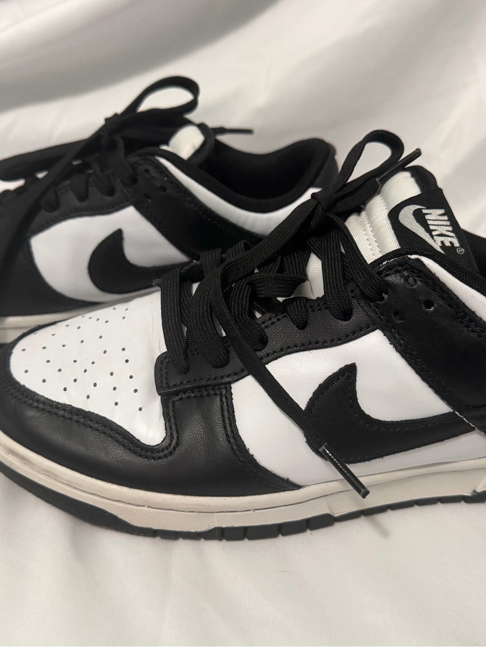 Nike Dunk Low Retro "Panda" (White/Black) - Size 8